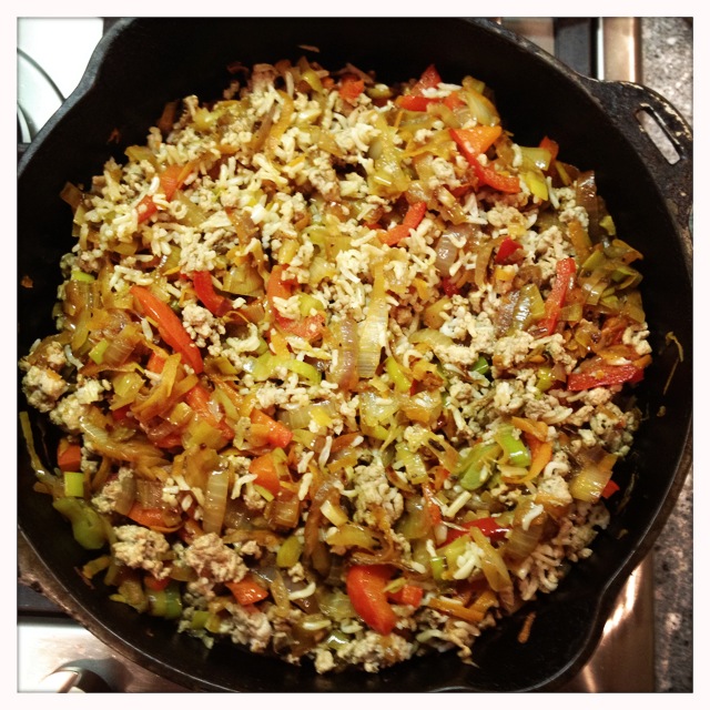 Brown Rice Bowl with Turkey