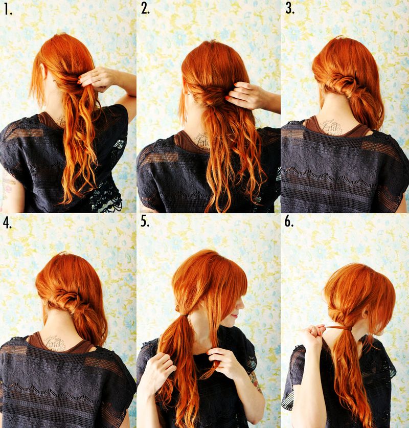 twisted ponytail