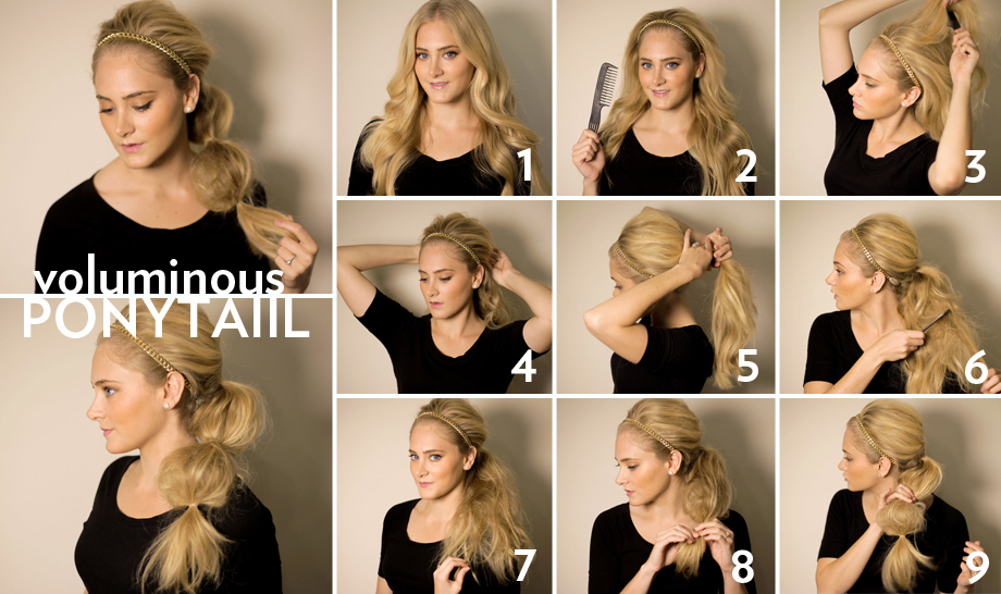 easy step-by-step hair tutorials