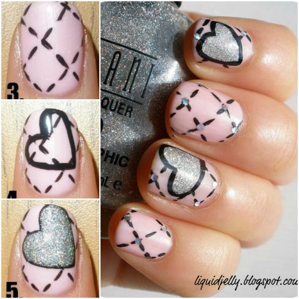 Valentines-Day-Nail-Art-DIY-Ideas-that-Youll-Love1