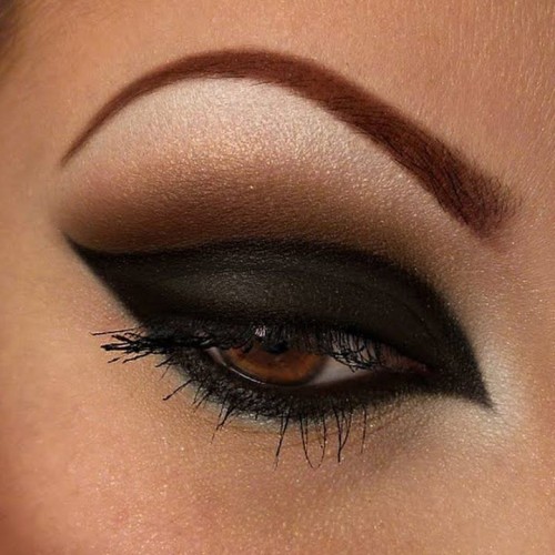 Black eyeshadow