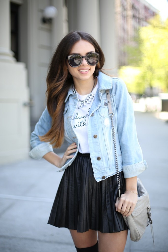 How To Wear Denim Jacket This Spring