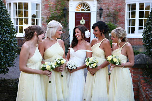 lemon Spring bridesmaid dresses