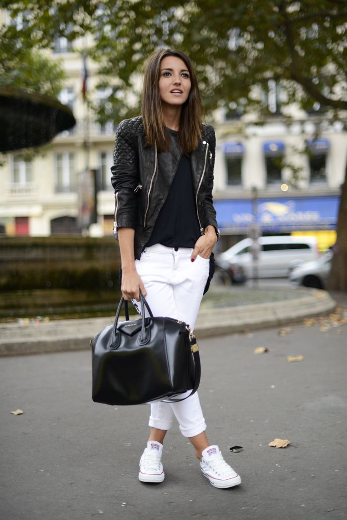 Trendy Ways To Style A Black Leather Jacket
