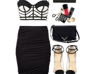 summer night polyvore