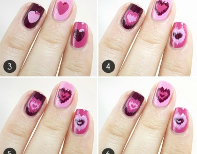 Valentine's Day nail tutorials