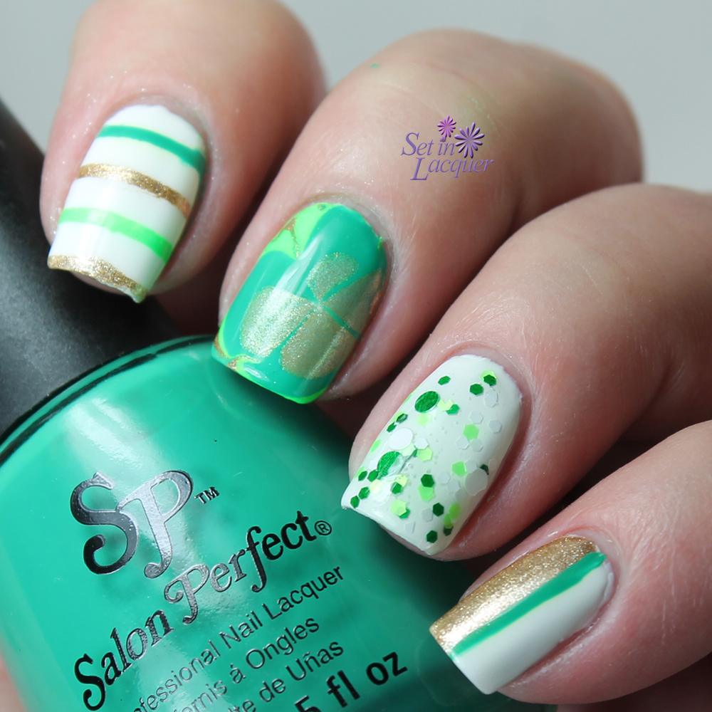 salon-perfect-st-patricks-day-nail-arts-stripes-glitter-marble